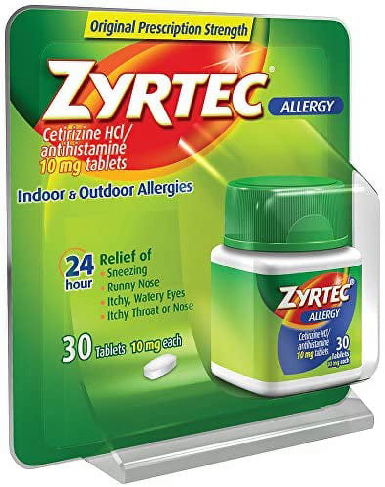 Zyrtec Allergy 10 mg Tablets 30 ea