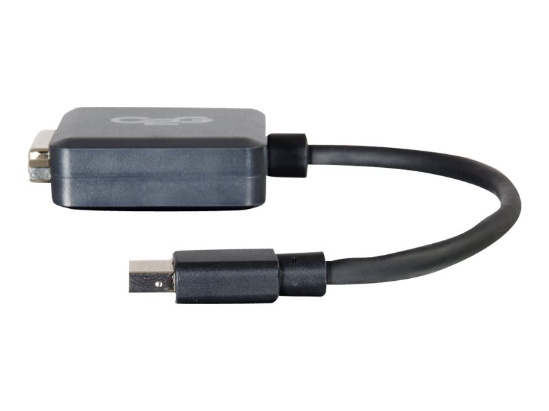 C2G 8in Mini DisplayPort to DVI Adapter-Thunderbolt to DVI-D Converter-M/F Black - DisplayPort cable - 8 in