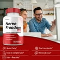thumbnail image 3 of (5 Pack) Nerve Freedom Capsules, Nerve Freedom Supplement for Nerve Health, Advanced Maximum Strength Pills Cognitive and Brain , 3 of 8