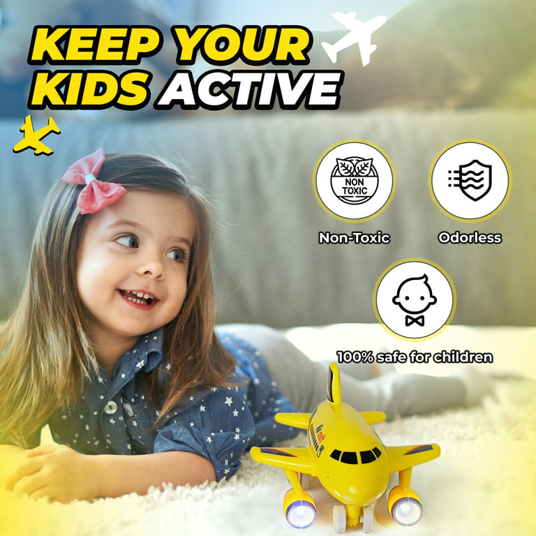 Kidsthrill Kids Airplane Toys for Boys, Friction Algeria