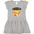 thumbnail image 3 of Inktastic Powered by Chicken Nuggets Girls Toddler Dress, 3 of 5