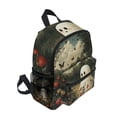 thumbnail image 2 of FORMRS School Backpack with Front Zippered Pocket 12" Elementary Student Travel Daypack, Ghost in Strawberry Fields, 2 of 6