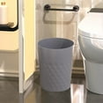 thumbnail image 6 of KQJQS Bathroom Trash Can, 1.8 Gallons Small Trash Can, Bathroom Garbage Can, Plastic Trash Bin, Round Waste Basket for Bathroom, Bedroom, Office, Room, 6 of 7