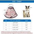 thumbnail image 3 of Cherry Blossoms Soft Cat Dog Recovery Collar Adjustable Cat Cone Wound Healing Protective After Surgery for Pet Cone, 3 of 7