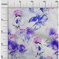 thumbnail image 2 of oneOone Polyester Lycra Blue Fabric Floral & Diy Clothing Quilting Fabric Print Fabric By Yard 56 Inch Wide, 2 of 6