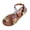 A-Brown57, variant on Women's Toe Loop Sandals Flat Colorful Floral Decoration Sandal Ankle Strap Bohemian Beach Shoes