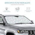 thumbnail image 2 of Bingfone Rabbit And Star Car Windshield Sunshade,Sun Foldable Sun Shield Sun Visor for Car - Medium, 2 of 8