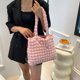 thumbnail image 4 of Bolso de compras plisado en la nube para mujer, bolso de flores de burbujas suaves, bolso de mano informal, 4 of 7
