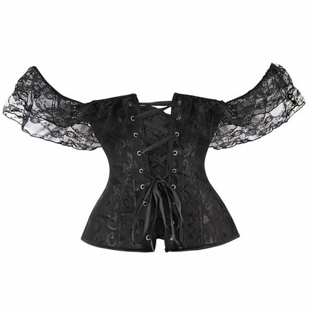 

Women s Boned Corsets Bandage Shapewear Lace Outfit Sexy Underwear