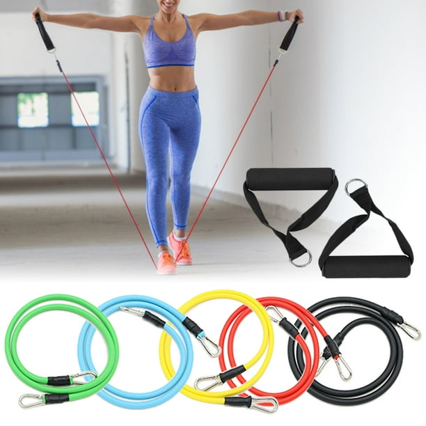 11pcs Resistance Bands Set Workout Fintess Exercise Tube Bands