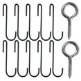thumbnail image 4 of GGI International Sorbus Pot and Pan Rack for Ceiling with Hooks - Multi-Purpose Storage Rack - N/A Black, 4 of 7