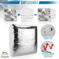 thumbnail image 3 of Camp'N RV Vent Insulator, Skylight Insulation, Pillow Shade, Reflective Heat Shield 1-Pack, 3 of 6