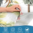 thumbnail image 4 of Ryvnso Palm Tree Tropical Window Valance Kitchen Farmhouse Rod Pocket Short Curtain 54x18 inch, 4 of 6