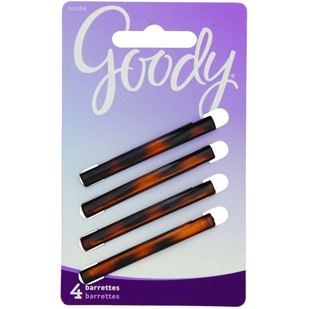 Goody Classics Stay Tight Barrette 4 Ea Walmart Com