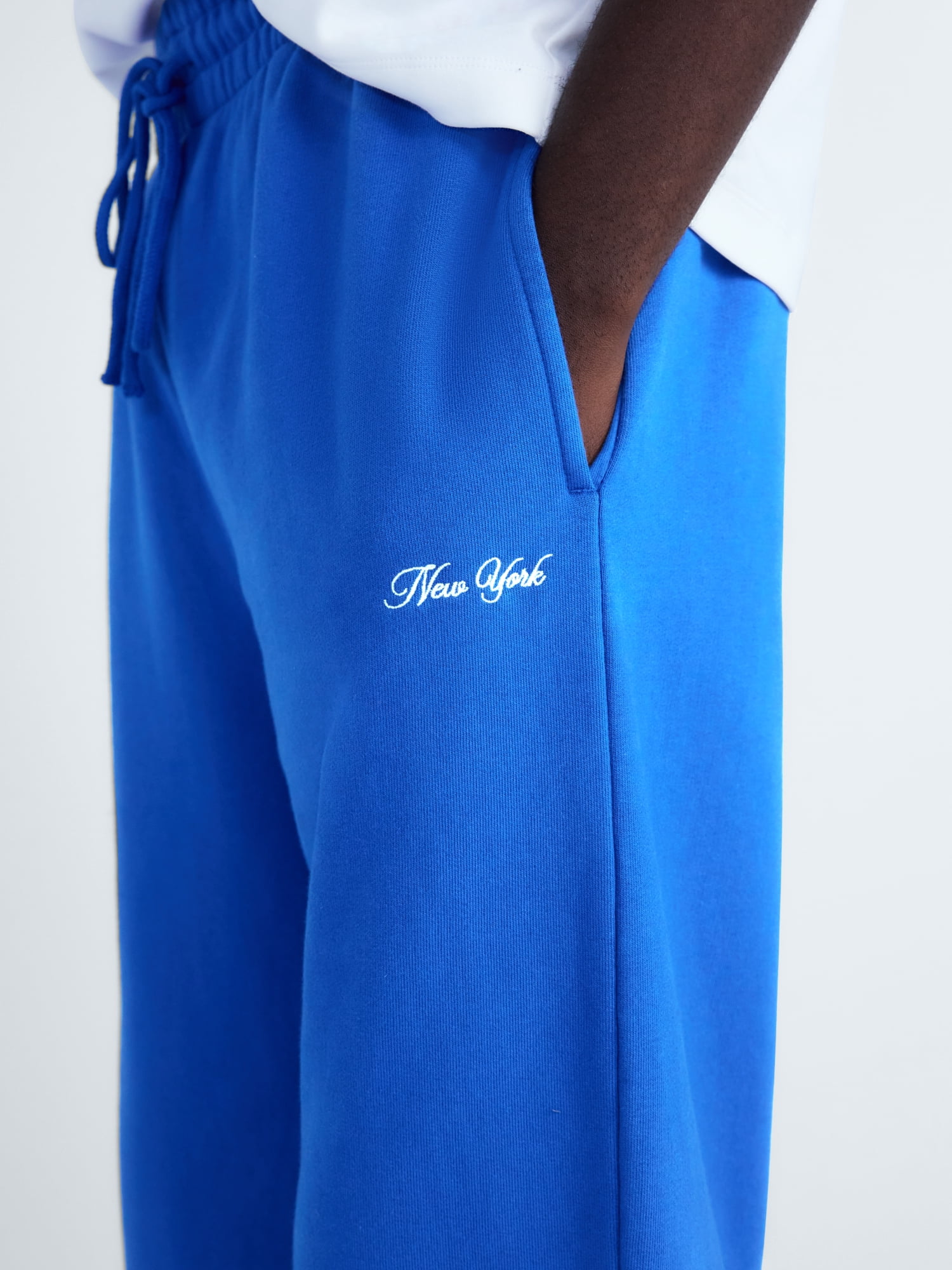 Free Assembly Men's Cotton Fleece Sweatpants, Sizes XS-XL