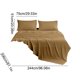 thumbnail image 3 of Juego de sábanas de poliéster de 3 piezas, color liso cepillado, sábana plana con 2 fundas de almohada, ropa de cama suave y cómoda para el hogar y el dormitorio, resistente a las arrugas y a la, 3 of 6