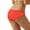 Red, variant on PMVFHDE Solid Color Lace Low Rise Panties For Women Comfortable Breathable Triangle Briefs Cute Japanese Style Plus Size Daily Wear Black,L