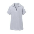 thumbnail image 5 of Port Authority Ladies Digi Heather Performance Polo-2XL (Light Grey), 5 of 6
