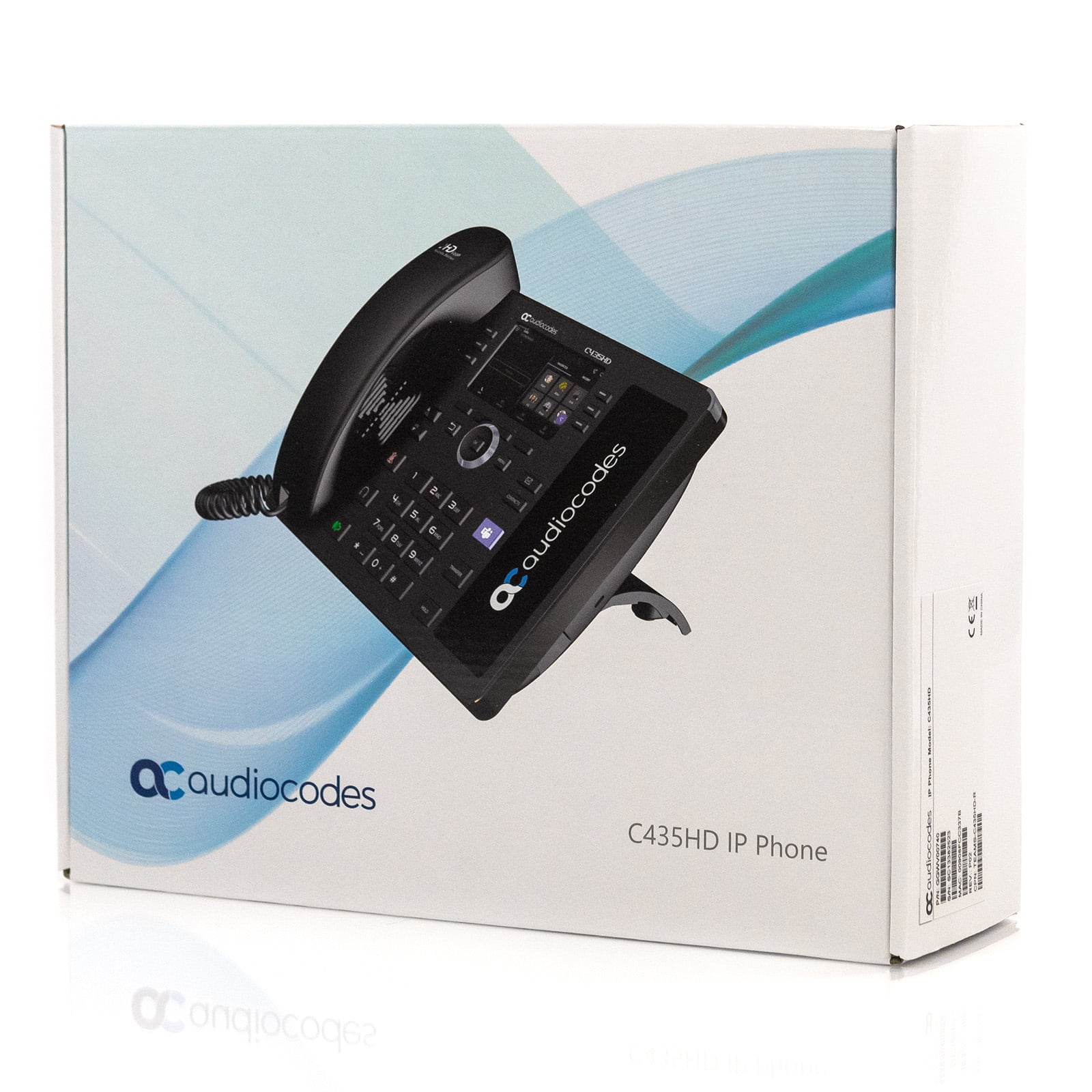New AudioCodes C435HD PoE IP Business Phone for Microsoft Teams