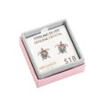 thumbnail image 2 of Brilliance Fine- Girl's/Tween Sterling Silver Multi Crystal Turtle Earrings, 2 of 3