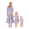 thumbnail image 3 of Mother and Daughter Family Matching Dress Floral Print Dress Mommy and Me Summer Family Outfits, 3 of 9