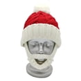 thumbnail image 3 of Gorro de punto navideño, gorro suave para disfraz navideño, gorro de Papá Noel para disfrazarse Niño, 3 of 7