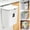 White, variant on 2.4 Gallon Beige Mountable Indoor Outdoor Trash Can For Countertop, Under Sink, or Wall Mount