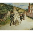 thumbnail image 3 of Theodore Robinson 17x15 Black Modern Framed Museum Art Print Titled - The Wedding March (1892), 3 of 5