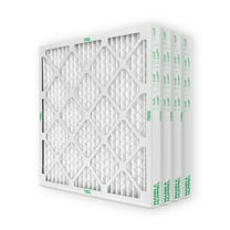 Mann Hummel 16x16x2 MERV 8 Pleated HVAC AC Furnace Air Filters. 4 Pack. (Exact Size: 15.5 x 15.5 x 1.75 Inches)