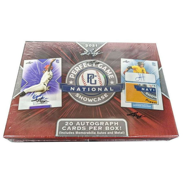 MLB 2021 Perfect Game National Showcase Trading Card HOBBY Box (20