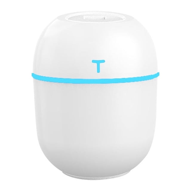 sweethay Humidificador de aire, difusor de Aroma, rociador de niebla ABS, mano de obra fina, gran capacidad, apagado, accesorios para el hogar Humidificadores Blanco 220ML