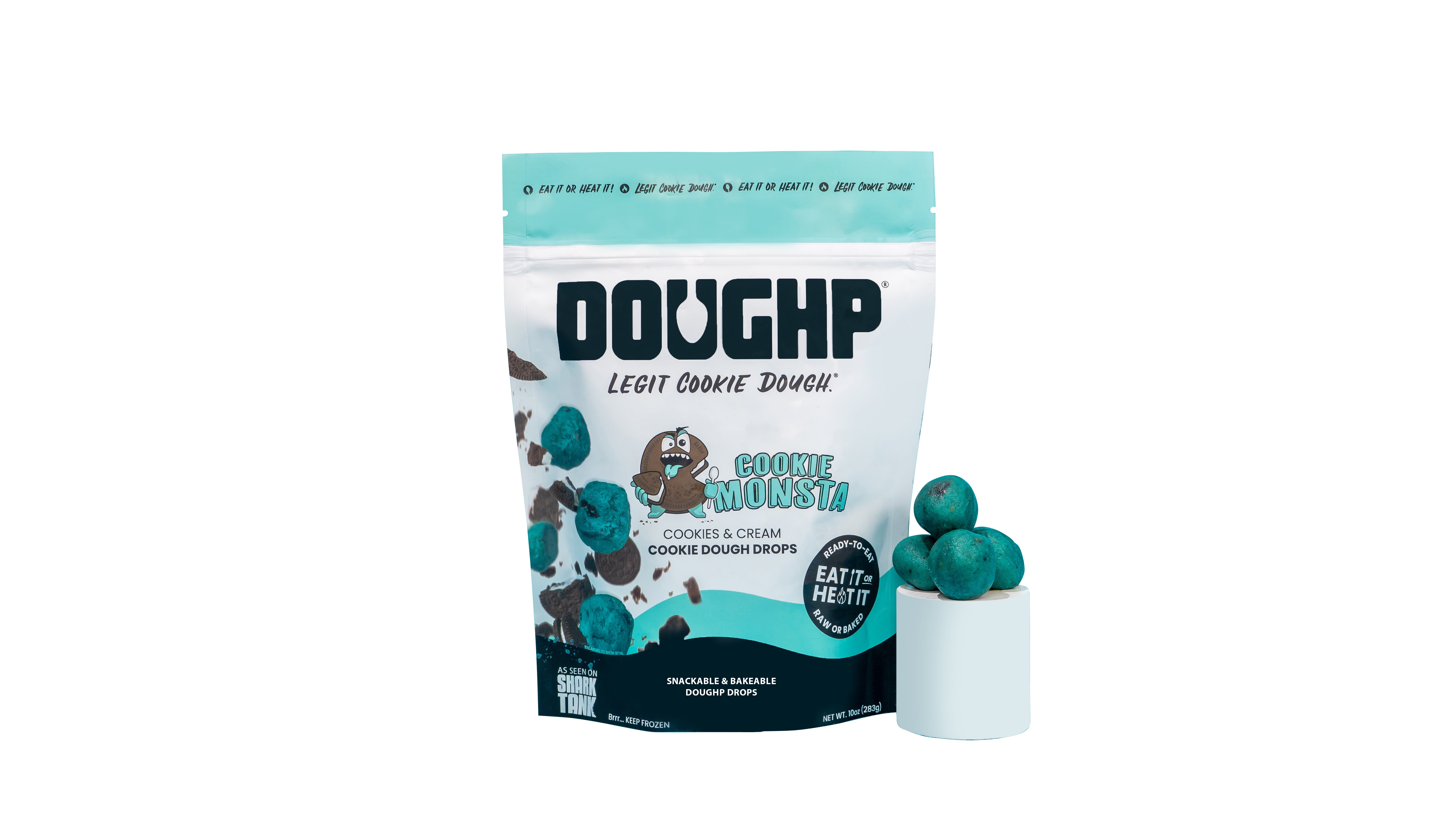 Doughp Cookie Dough Bites - Cookies & Cream - 10oz