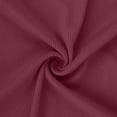 thumbnail image 4 of Chemises pour Femmes Vêtements pour Femmes Ndbuld chandail-Over Uni à Col Rabattu avec Fermeture Éclair Manches Courtes en Liquidation à Moins de 10, Rouge, G, 4 of 7