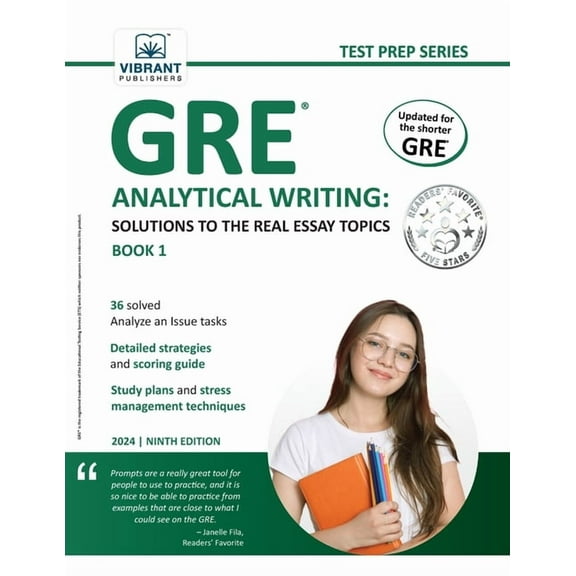 GRE Analytical Writing: Solutions to the Real Essay Topics - Book 1 (Paperback)