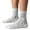 Light Gray, variant on 5 Pairs Breathable Ankle Socks for Men Basketball Footies Socks | Thin Cool Mesh Knit Socks for Casual Athletic Daily Use, Moisture Absorbent Soft Fit Socks