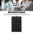 thumbnail image 4 of Wired Number Pad, Smoothing Touch Number Keyboard USB Connection 18 Keys  For Office, 4 of 8