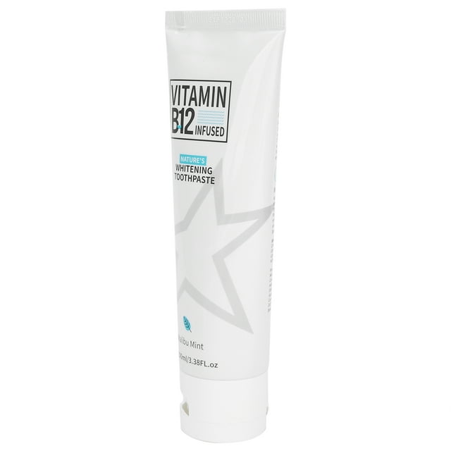 PASTA DE DIENTES Blanqueador de los Dientes, Pasta de Dientes de Cuidado de los Dientes Retire El Olor Malo Seguro Vitamina B12 Suave para el Hogar