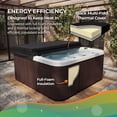 thumbnail image 5 of Lifesmart LS700DX Hot Tub - 7 Person, 90-Jet, 220-Volt, Arctic White / Espresso Brown, 5 of 21