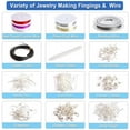 thumbnail image 6 of Jewelry Making Kit, 1960 pcs Jewelry Making Supplies Includes Jewelry Beads, Instructions, Findings, Wire for Bracelet, Necklace, Earrings Making Kit for Adults by Inscraft, 6 of 7
