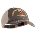thumbnail image 5 of U.S. Army 53rd Infantry Brigade Embroidered Low Profile Special Cotton Mesh Cap - Brown Khaki OSFM, 5 of 5