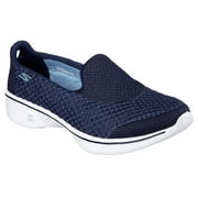 Skechers Women's Gowalk 4 Kindle Slip On Walking Shoe,Navy/White,US 10 W