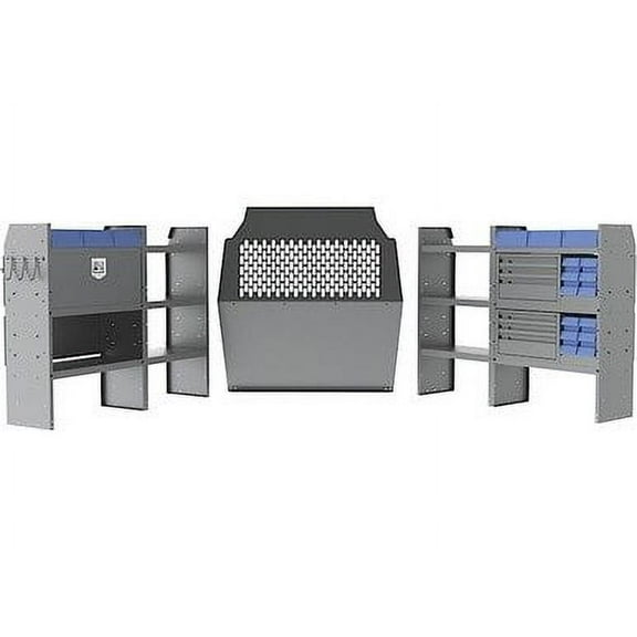 Kargo Master Steel 3 Drawer Cabinet 20 W X 12 H X 13.5 D Shelf Accessories Grey 40080