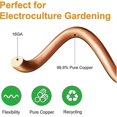 thumbnail image 4 of 5PCS Electroculture Plant Stakes Long Copper Plant Garden Stakes Electroculture Copper Coil Antenna, 4 of 5