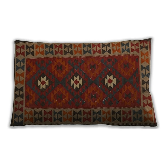Ahgly Company Outdoor Rectangular Contemporary Lumbar Throw Pillow, 13 inch by 19 inch