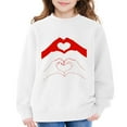 thumbnail image 5 of Ruyang Boys Cute Heart Sweatshirt Girls Valentine's Day Pullover Sweatshirts Winter Crewneck Oversized Trendy Hoodies, 5 of 6