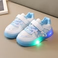 thumbnail image 2 of Otqutp Little Kid Breathable Shoes Children Shoes LED Light Emitting Shoes Fashion Children Sports Light Shoes Mesh Breathable Sneakers, 2 of 7
