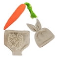 thumbnail image 4 of 1 set Newborn Pascua Foto-disparar Disfraz de ganchillo Hat Pantalones Set Set Photo Prop, 4 of 5