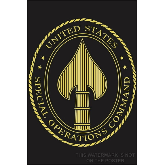 24"x36" Gallery Poster, Special Operations Command (SOCOM)