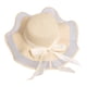 thumbnail image 2 of Sombreros de paja para mujer, sombrero de sol con ala de malla ligera para playa, para vacaciones al aire libre, 2 of 9