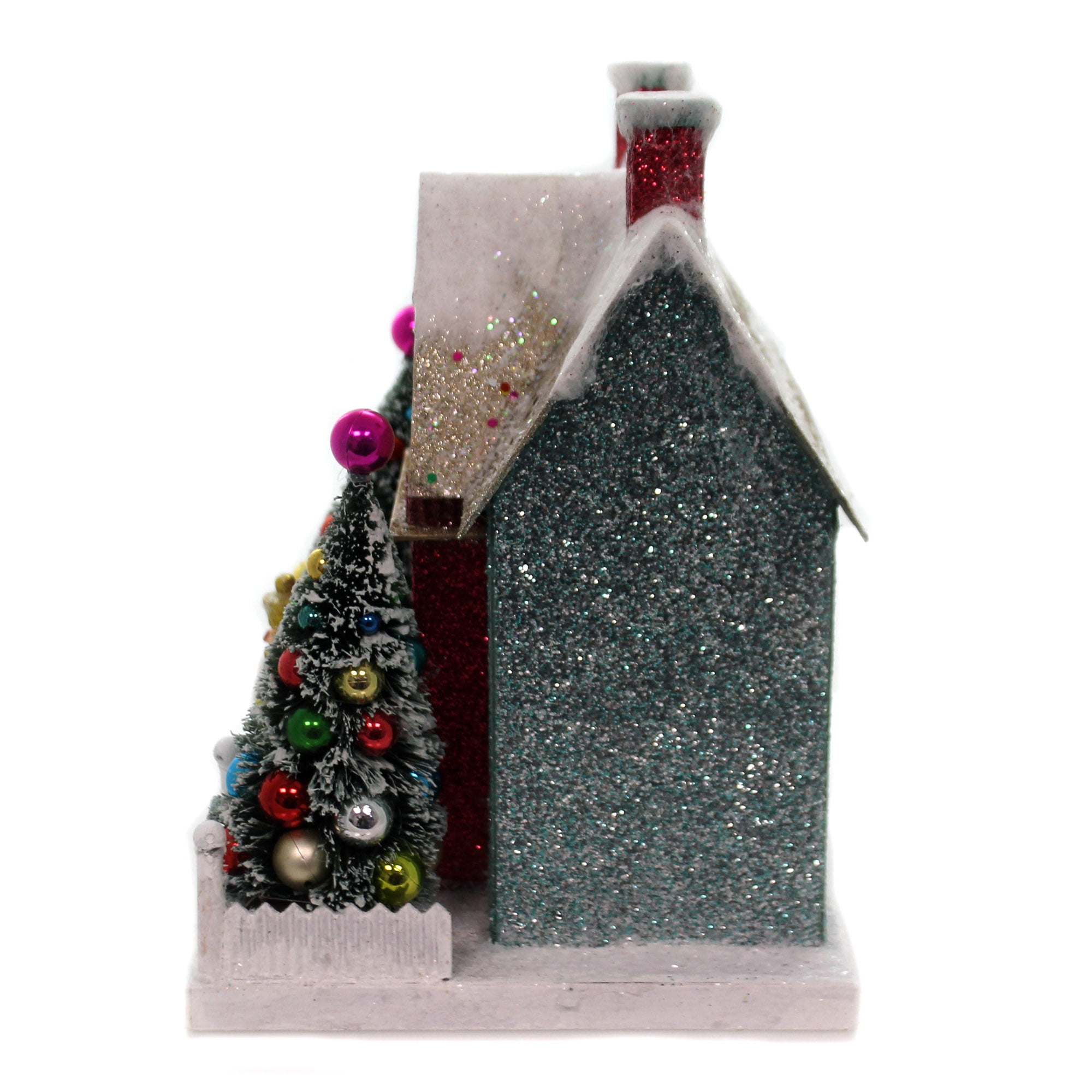 Cody Foster Christmas Light Up House, Glitter House, Winter Cottage,  #HOU-348